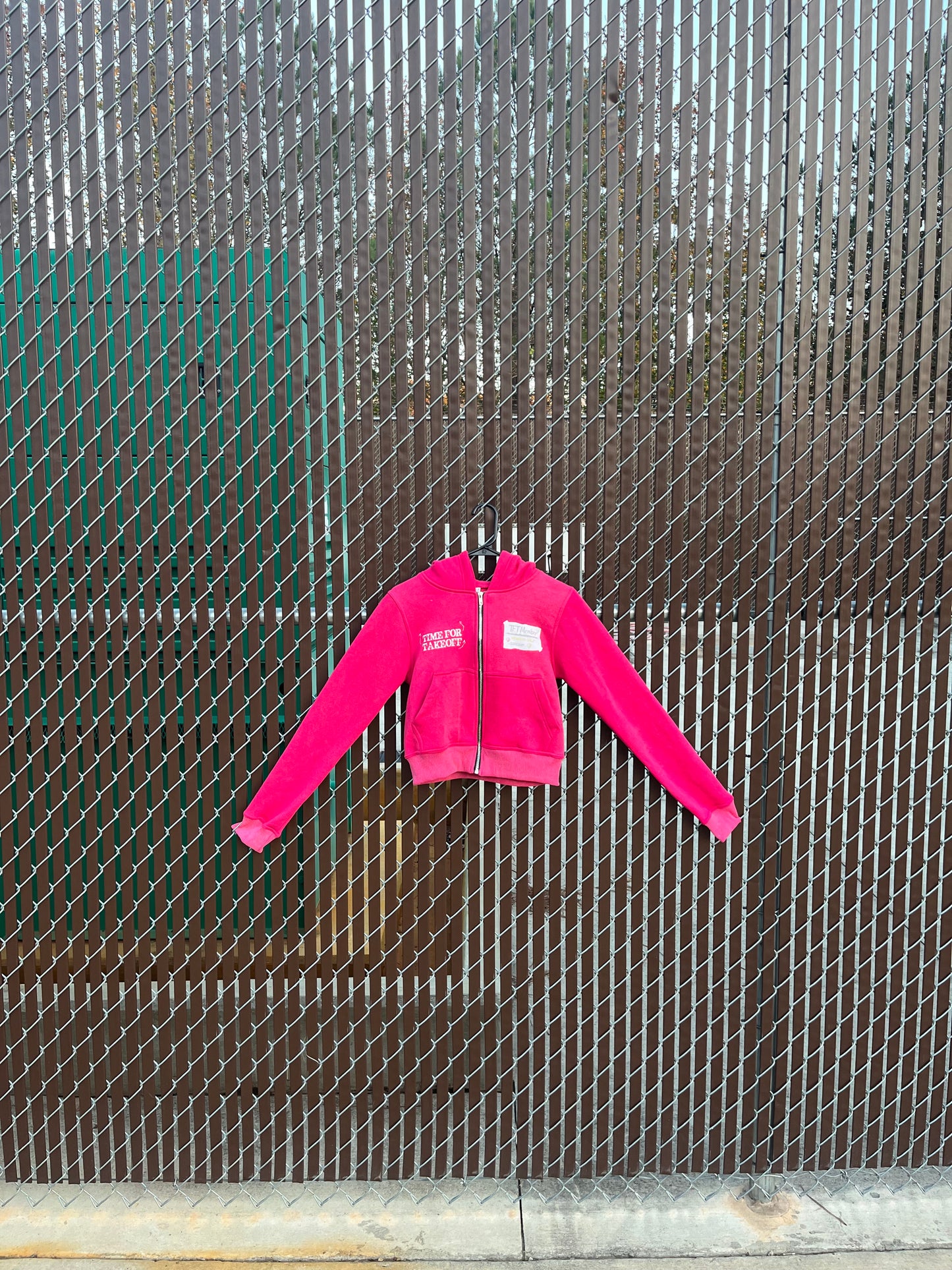 Womens PINK TFT Zip-up